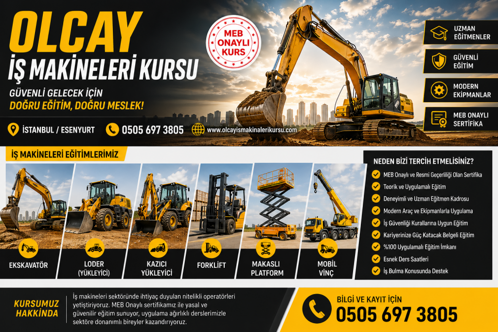 İstanbul İş makineleri kursu